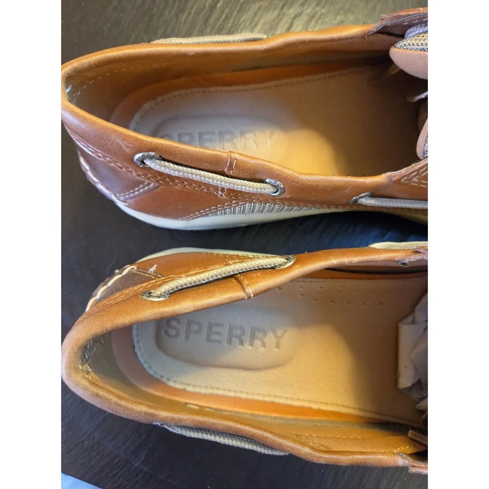 Sperry Men's Top-Sider Billfish 3-Eye Leather Boat Shoe Cognac Sz 13M NEW! $125